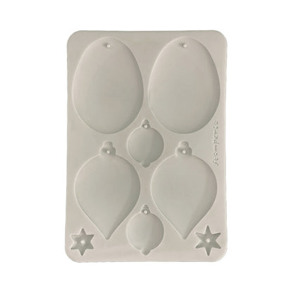 Stamperia Silicon Mould A5 - Christmas Balls