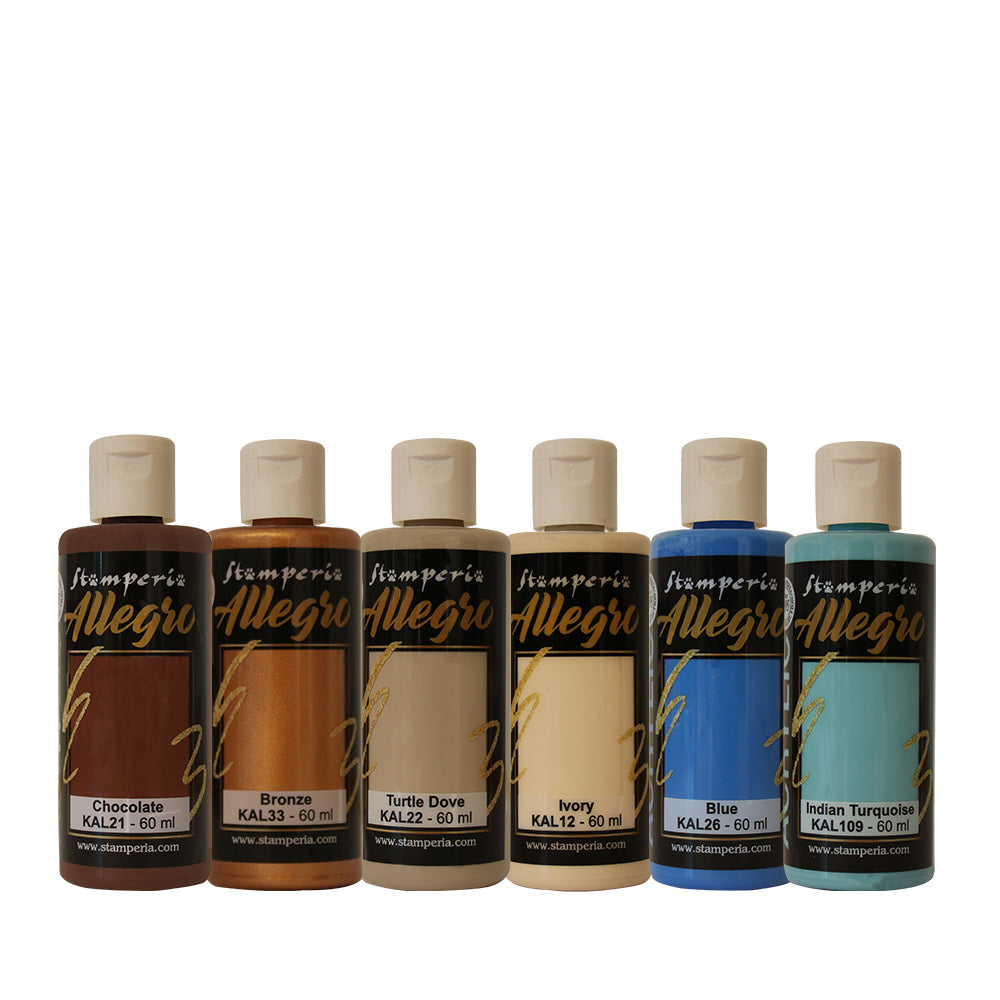 Stamperia Allegro Paints - Set of 6 - Songs of the Sea