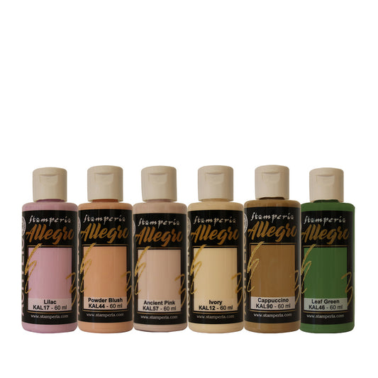 Stamperia Allegro Paints - Set of 6 - Romance Forever