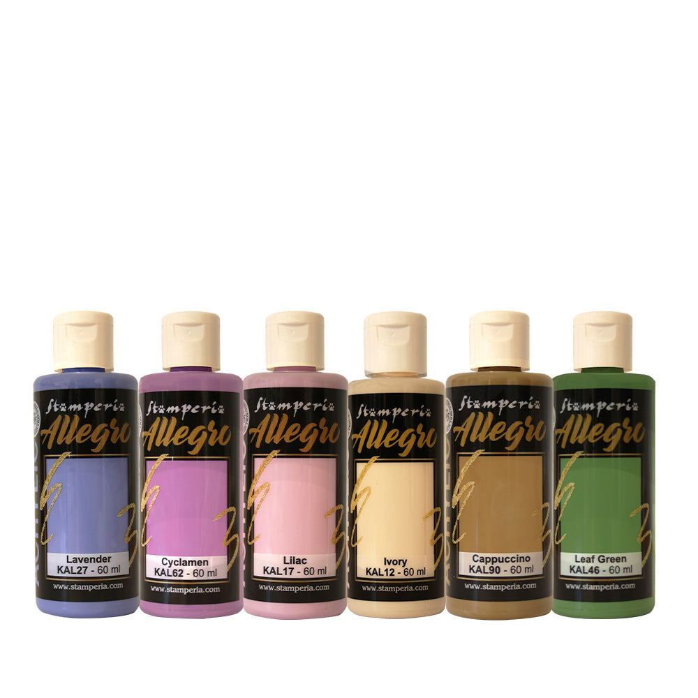 Stamperia Allegro Paints - Set of 6 - Lavender