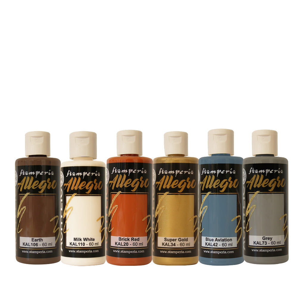 Stamperia Allegro Paints - Set of 6 - Alterego