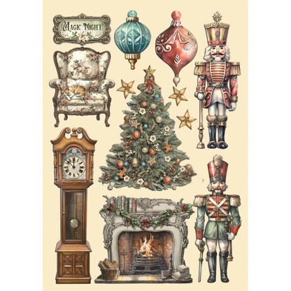 Stamperia Colored Wooden frame A5 - The Nutcracker, Soldiers