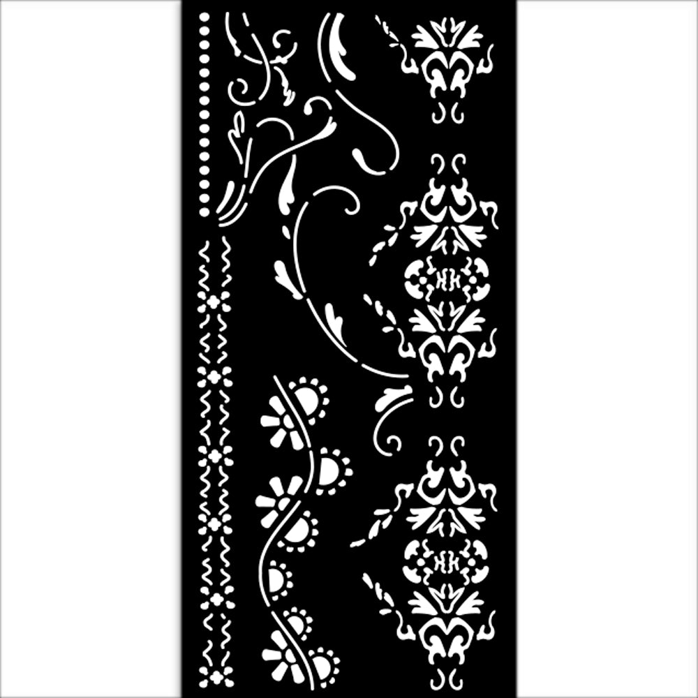 Stamperia 5" x 10" Stencil - Old Lace, Borders