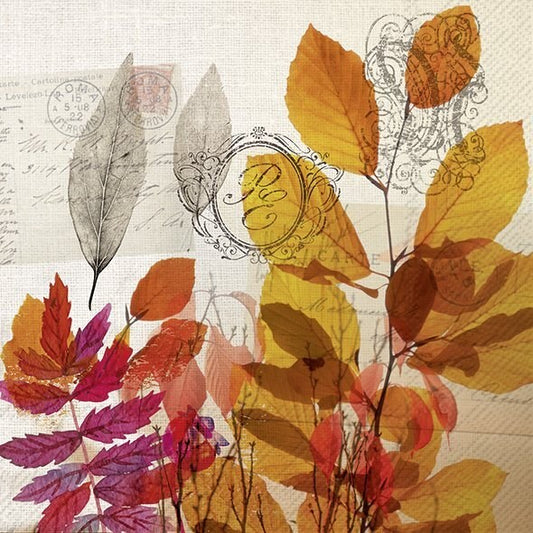 Decoupage napkins 6.5" - Autumn Memories