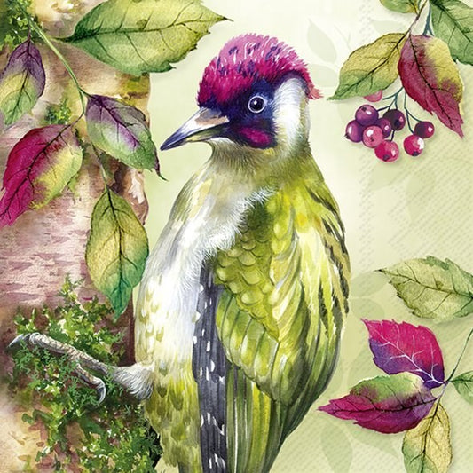 Decoupage Napkins 6.5"  (2pcs)- Woody