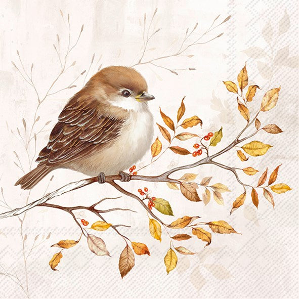 Decoupage Napkins 6.5" (2pcs)- Autumn Melody