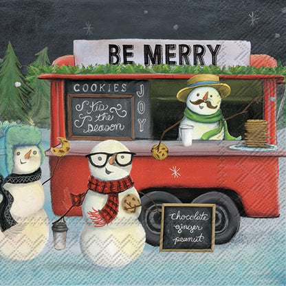 Decoupage Napkin Value Bundle - Snowmen