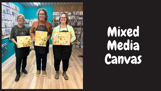 In Person Workshop - Mixed Media Canvas
