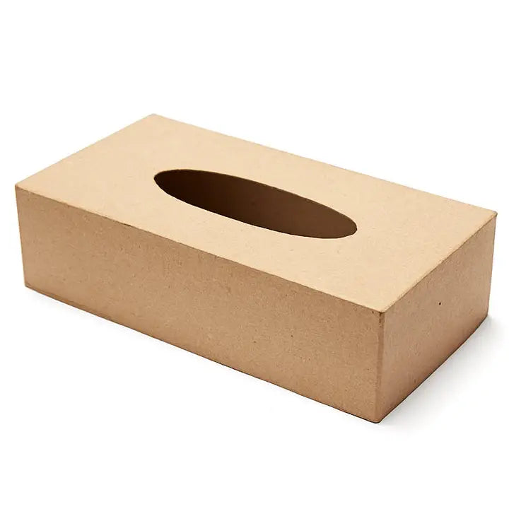 Paper Mache Tissue Box Cover