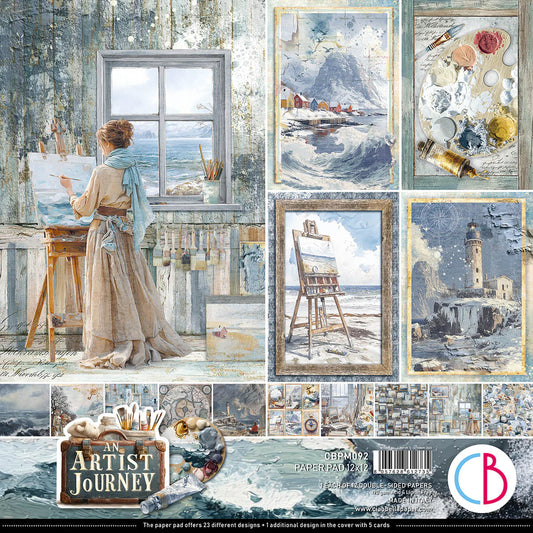 Paper Pad 12"x12" 12/Pkg - An Artist Journey