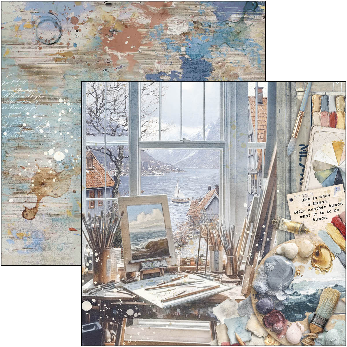 Paper Pad 12"x12" 12/Pkg - An Artist Journey