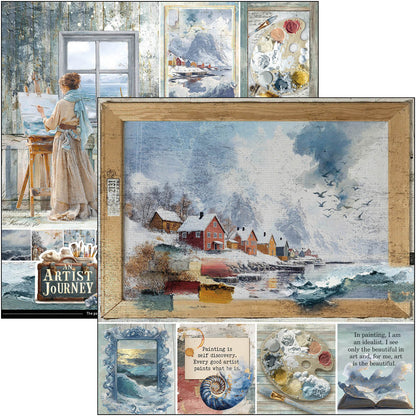Paper Pad 12"x12" 12/Pkg - An Artist Journey