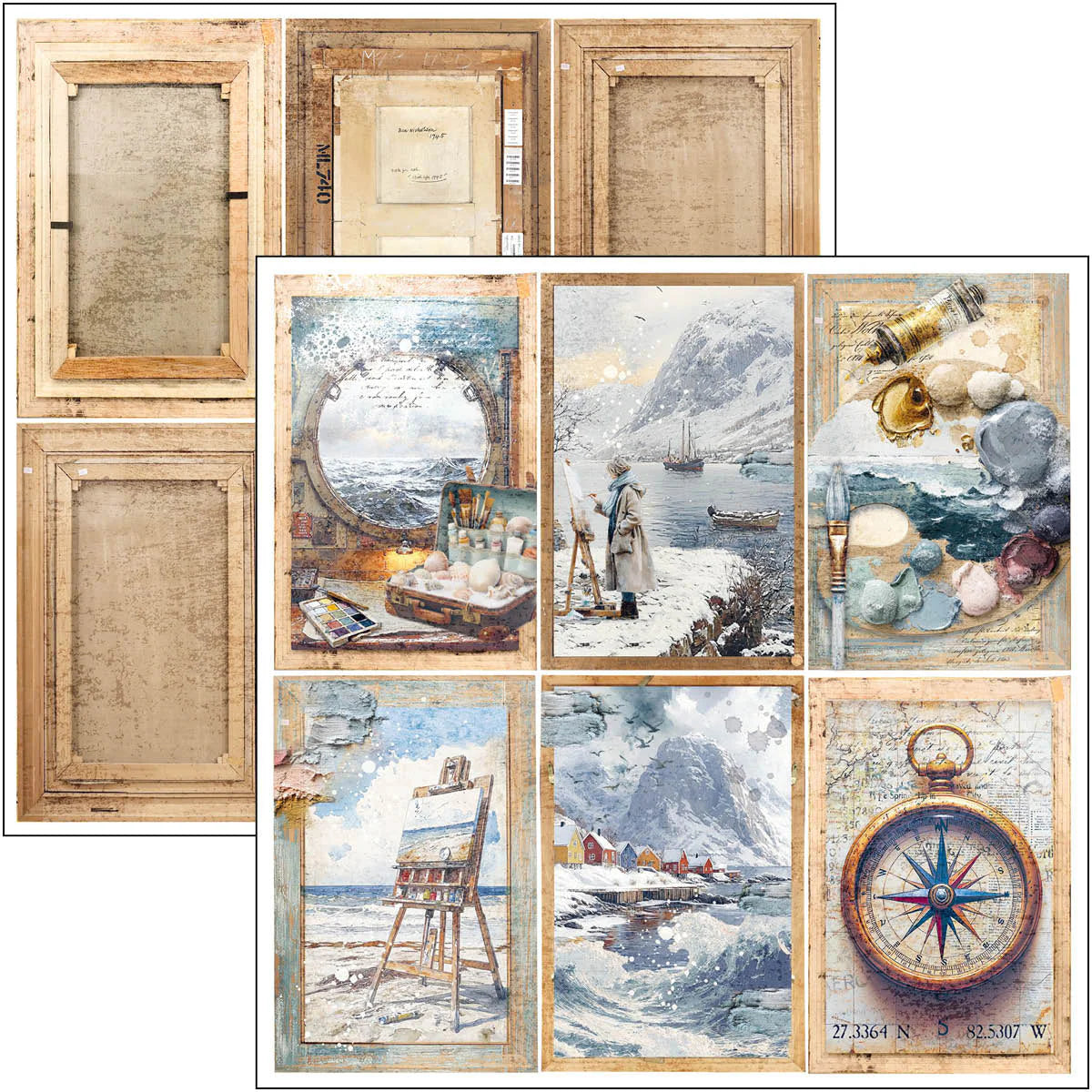 Paper Pad 12"x12" 12/Pkg - An Artist Journey