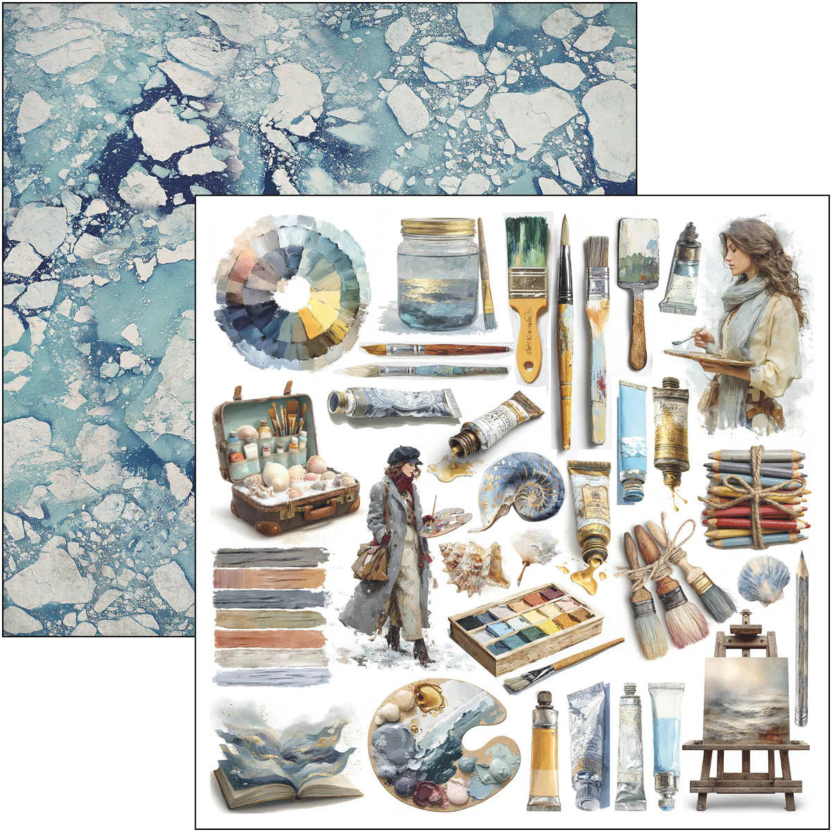 Patterns Pad 12"x12" 8/Pkg - An Artist Journey