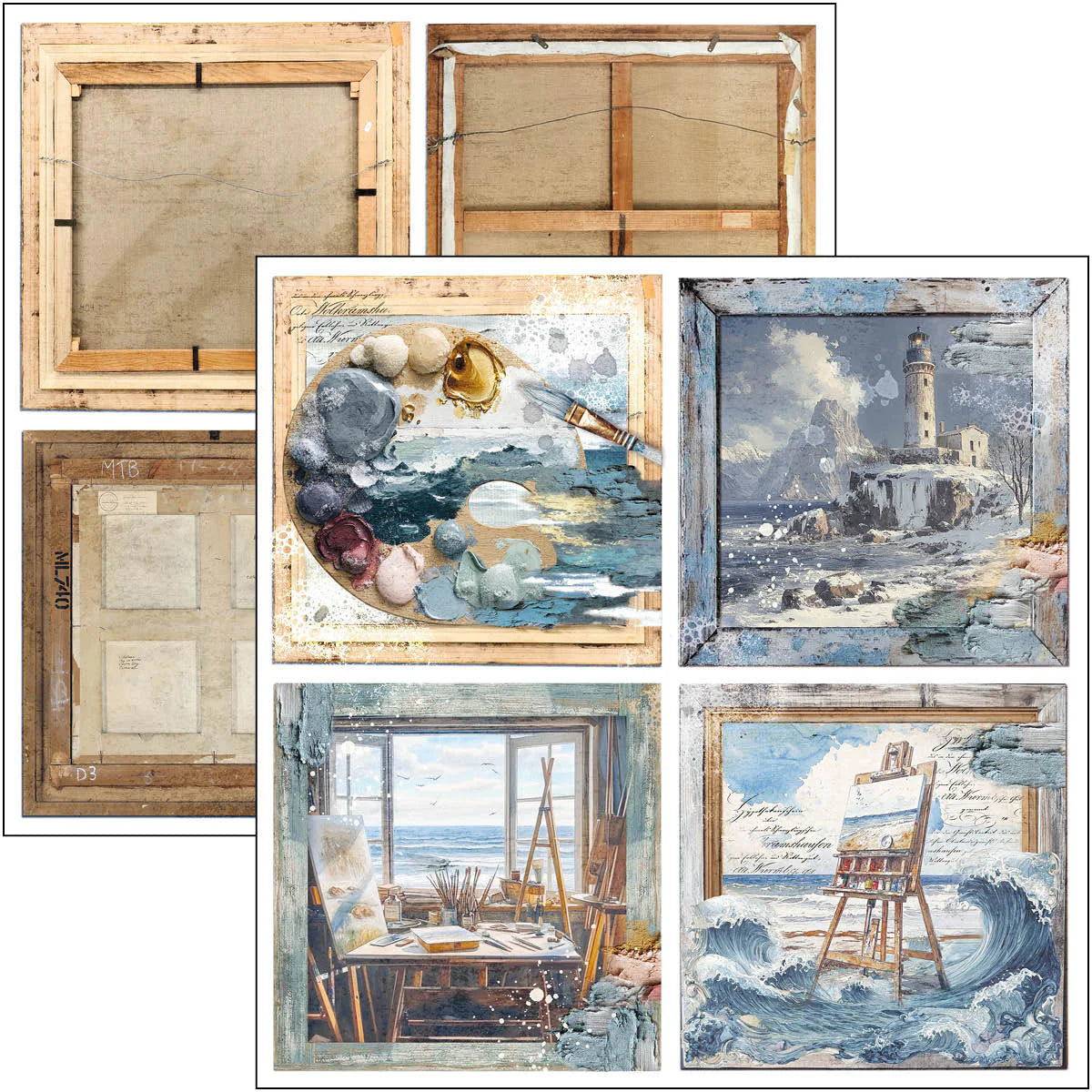 Patterns Pad 12"x12" 8/Pkg - An Artist Journey