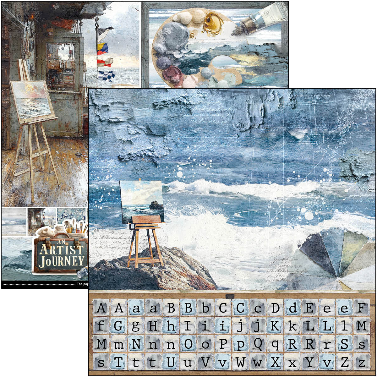 Patterns Pad 12"x12" 8/Pkg - An Artist Journey