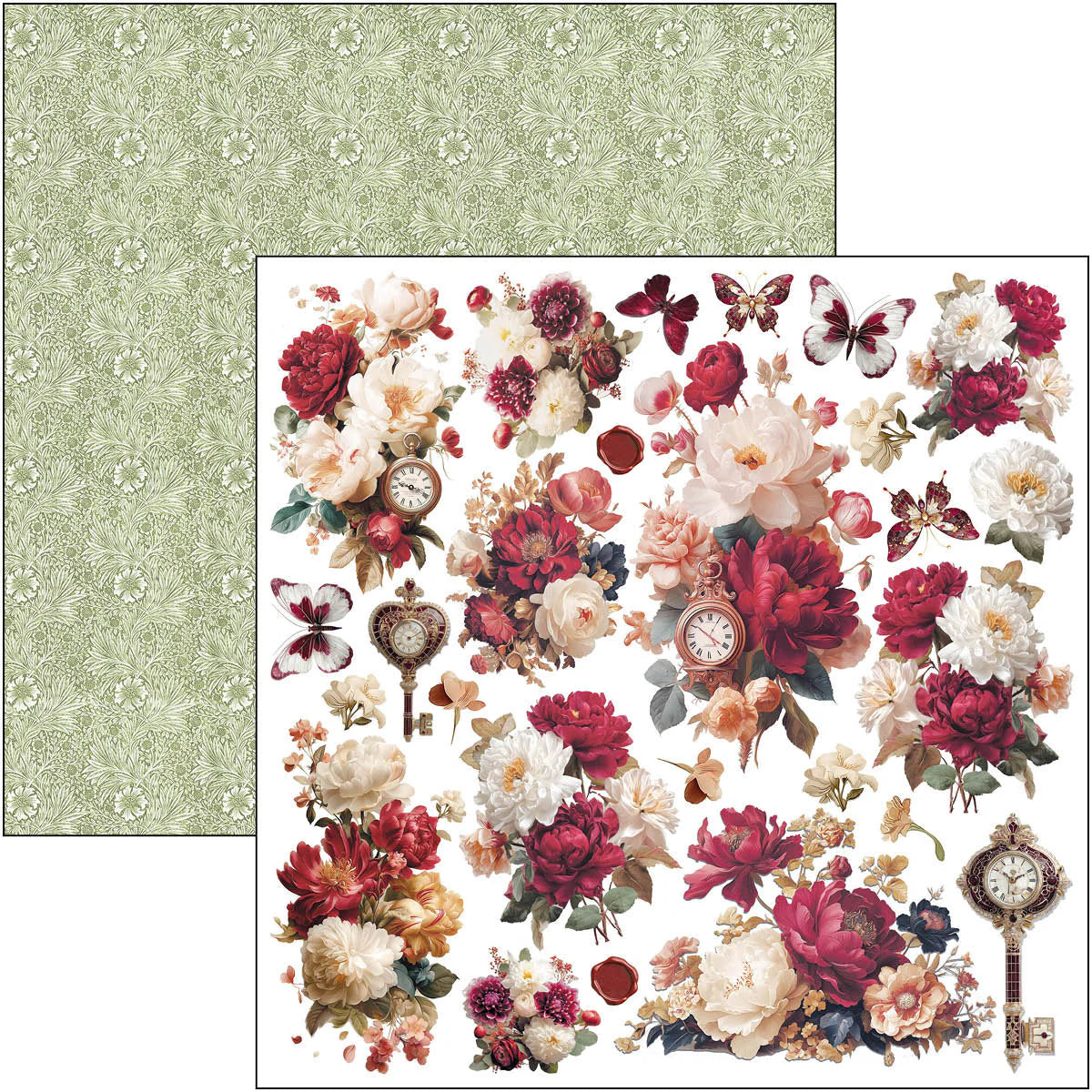 Patterns Pad 12"x12" 8/Pkg - Book Lovers