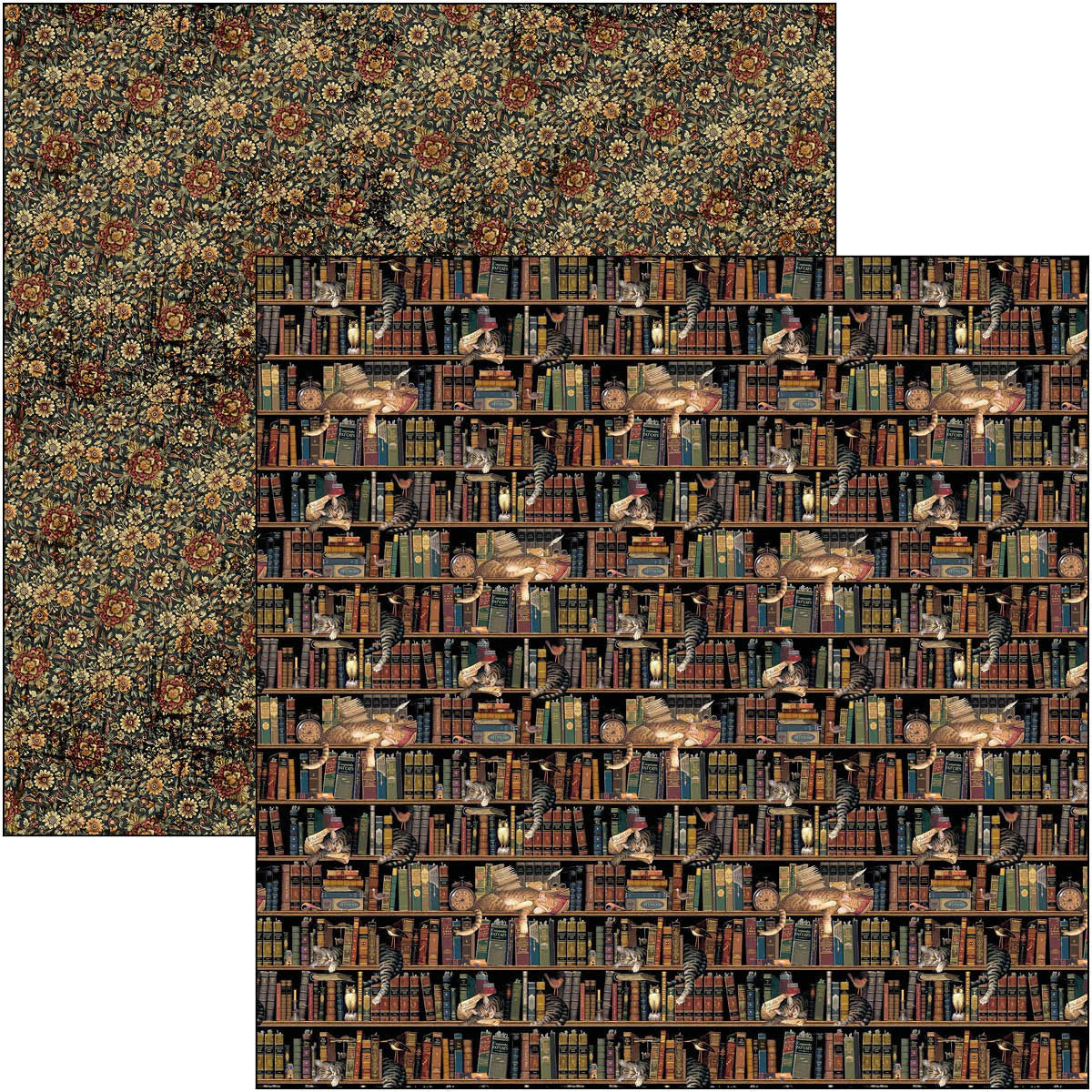 Patterns Pad 12"x12" 8/Pkg - Book Lovers