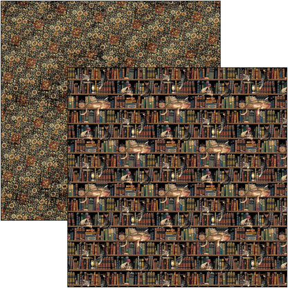 Patterns Pad 12"x12" 8/Pkg - Book Lovers