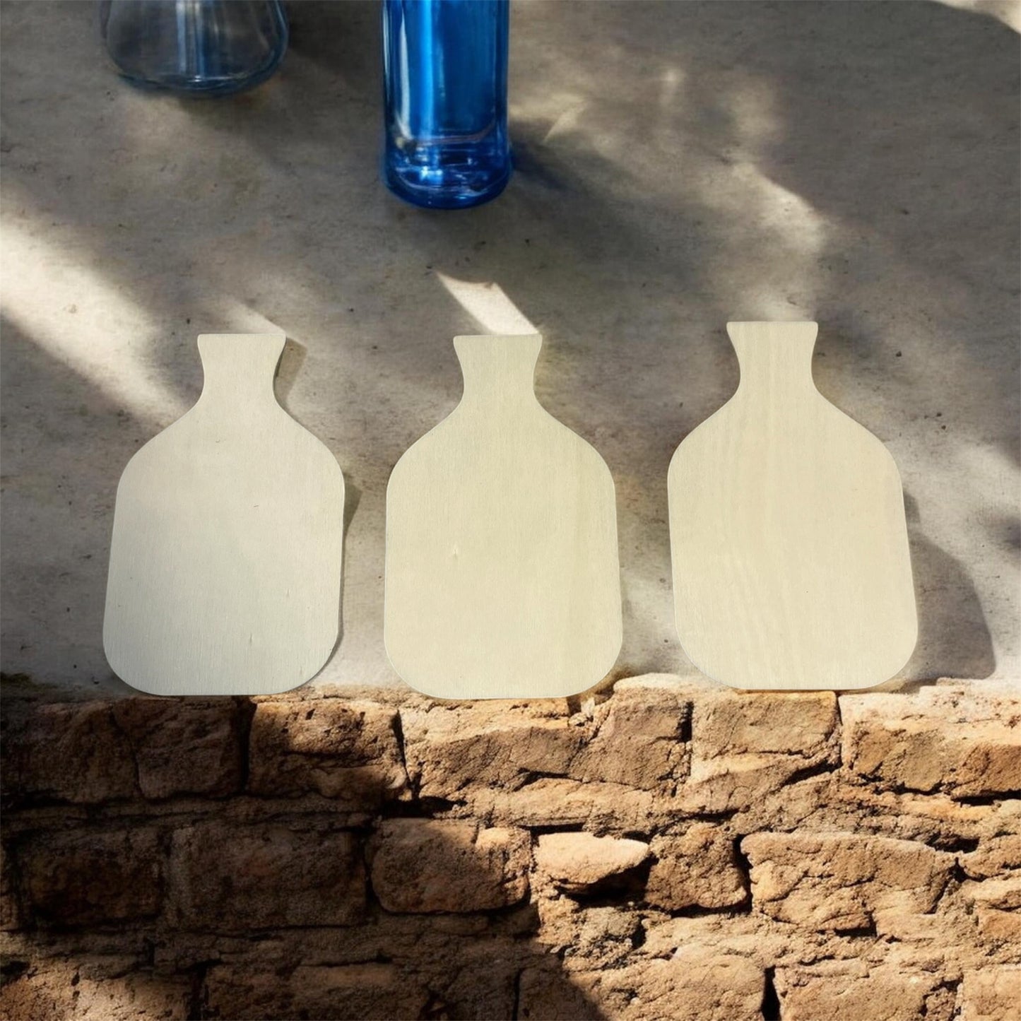 Wooden Vases (3pk)
