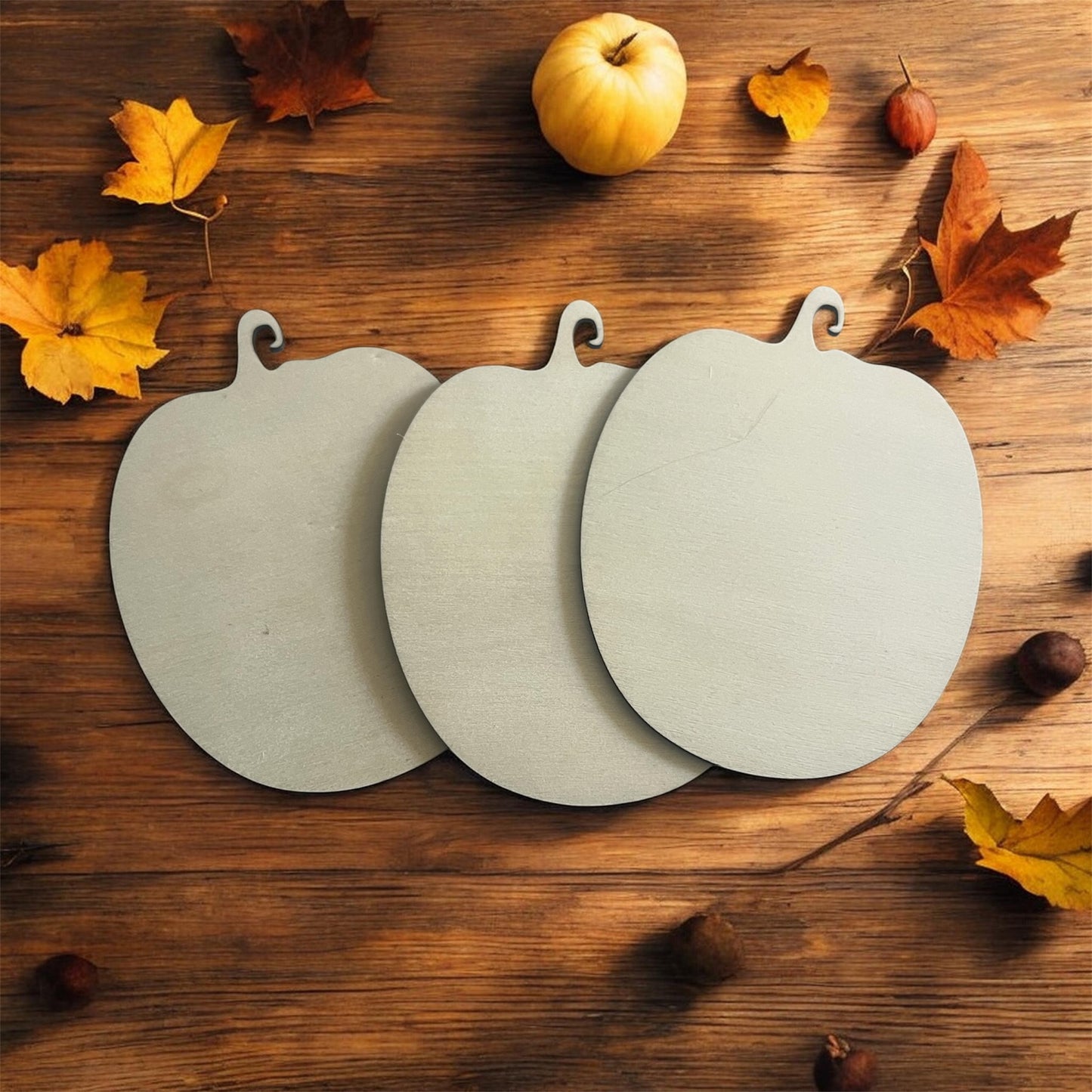 Mini Wooden Pumpkins (3pk)