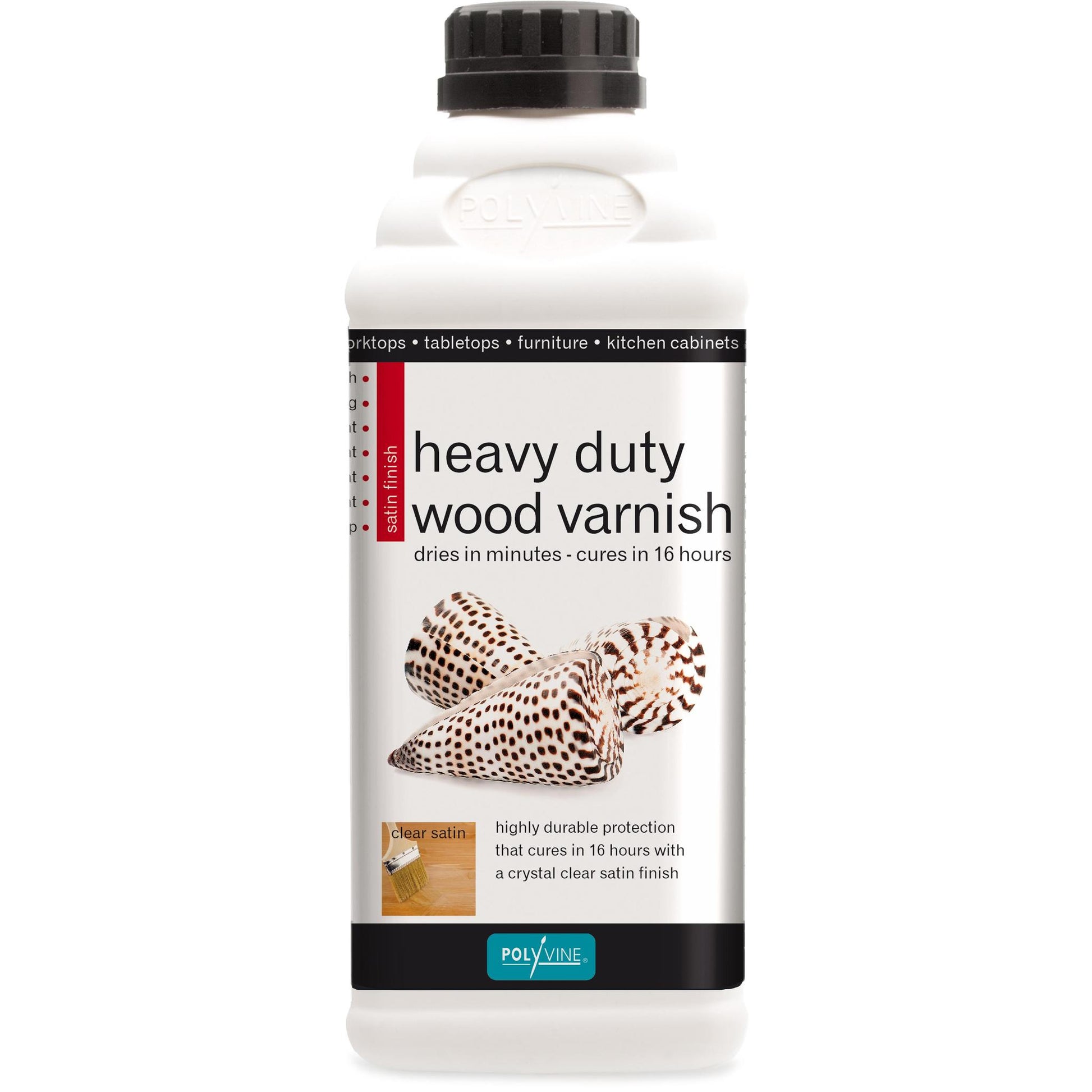 Polyvine Heavy Duty Wood Varnish 1 litre