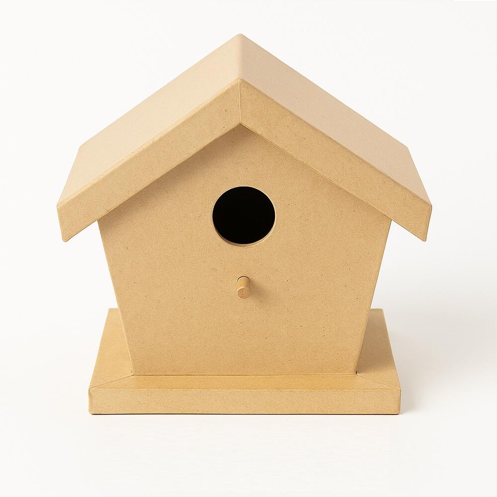 Premade Paper Mache Birdhouse
