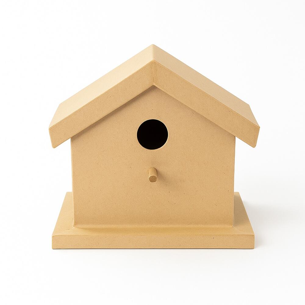 Premade Paper Mache Birdhouse