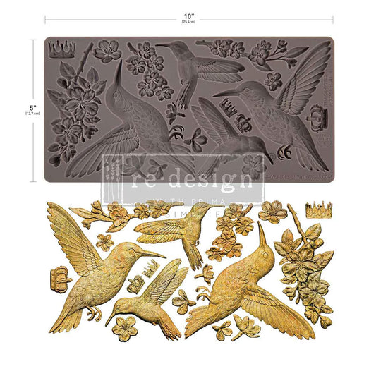 Redesign with Prima Décor Mould 5" x 10" - Bloom and Flutter