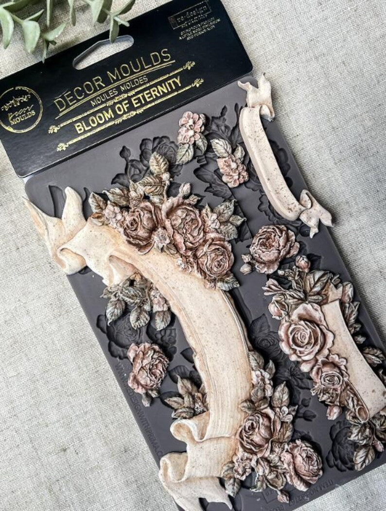 Redesign with Prima Décor Mould 5" x 10" - Bloom of Eternity