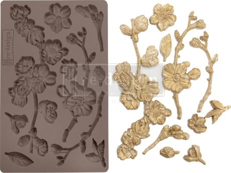 Redesign with Prima Décor Mould 5" x 8" - Cherry Blossoms