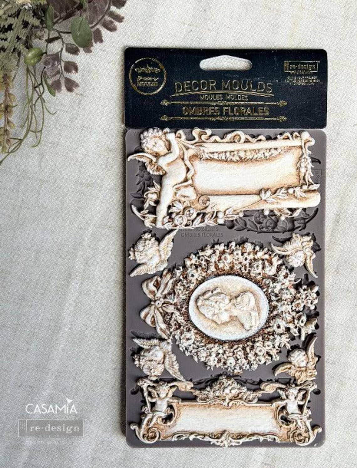 Redesign with Prima Décor Mould 5" x 8" - Ombres Florales