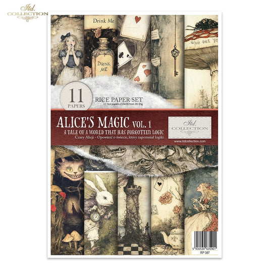 Rice Paper Creative Kit - Alice's Magic Volume 1