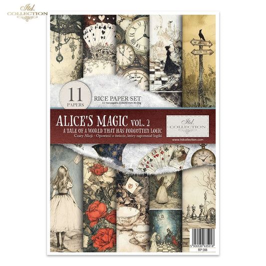 Rice Paper Creative Kit - Alice's Magic Volume 2