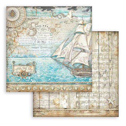 Stamperia 12"  Scrapbook Paper Pad - Songs of the Sea
