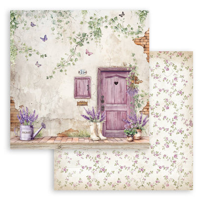 Stamperia 12"  Scrapbook Paper Pad - Lavender