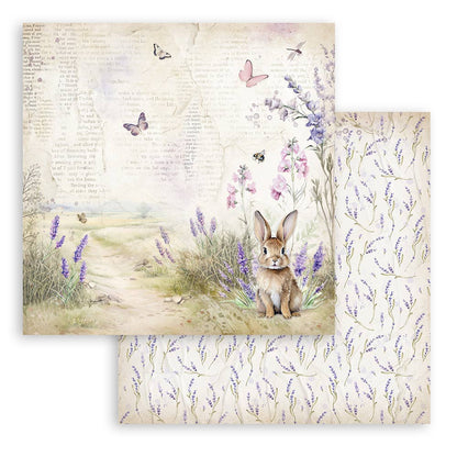 Stamperia 12"  Scrapbook Paper Pad - Lavender