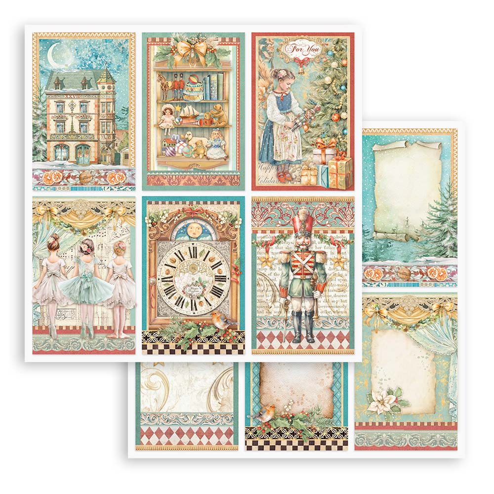 Stamperia 12"  Scrapbook Paper Pad - The Nutcracker