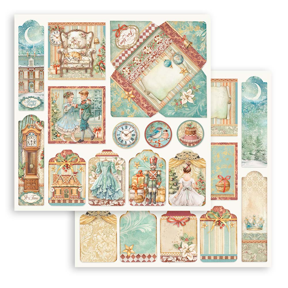 Stamperia 12"  Scrapbook Paper Pad - The Nutcracker