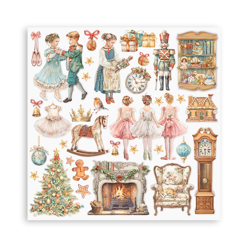 Stamperia 12"  Scrapbook Paper Pad - The Nutcracker