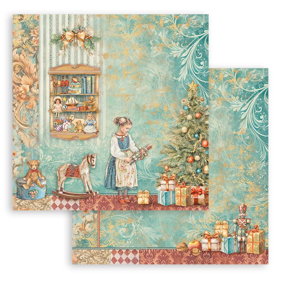 Stamperia 12"  Scrapbook Paper Pad - The Nutcracker