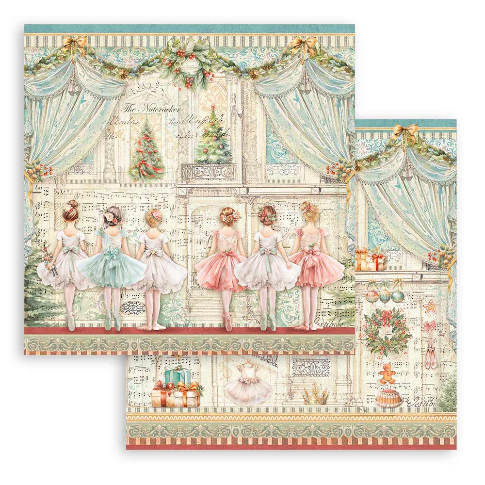 Stamperia 12"  Scrapbook Paper Pad - The Nutcracker