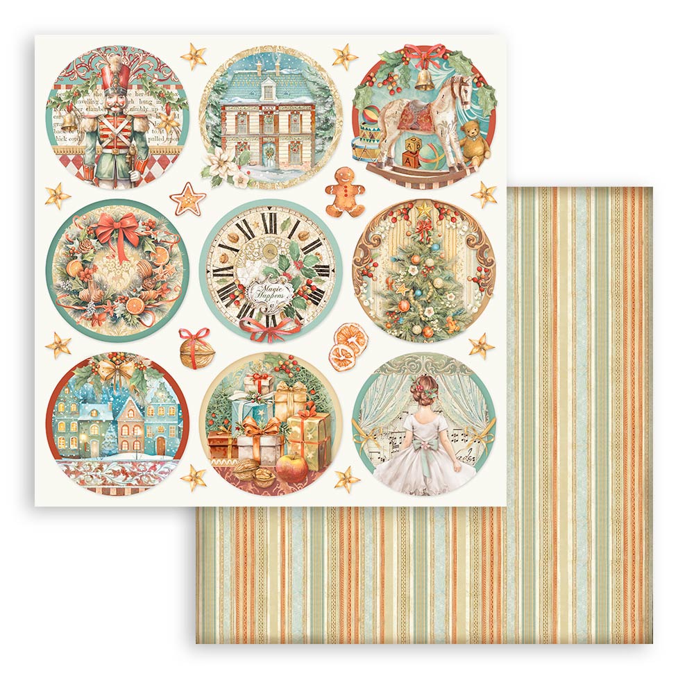 Stamperia 12"  Scrapbook Paper Pad - The Nutcracker