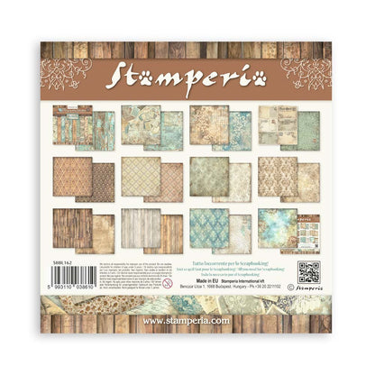 Stamperia 12"  Scrapbook Paper Pad Maxi Background Selection - Alterego