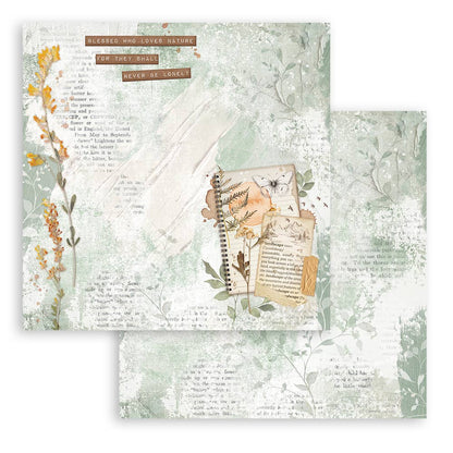 Stamperia 8" Scrapbook Paper Pad - Create Happiness Secret Diary