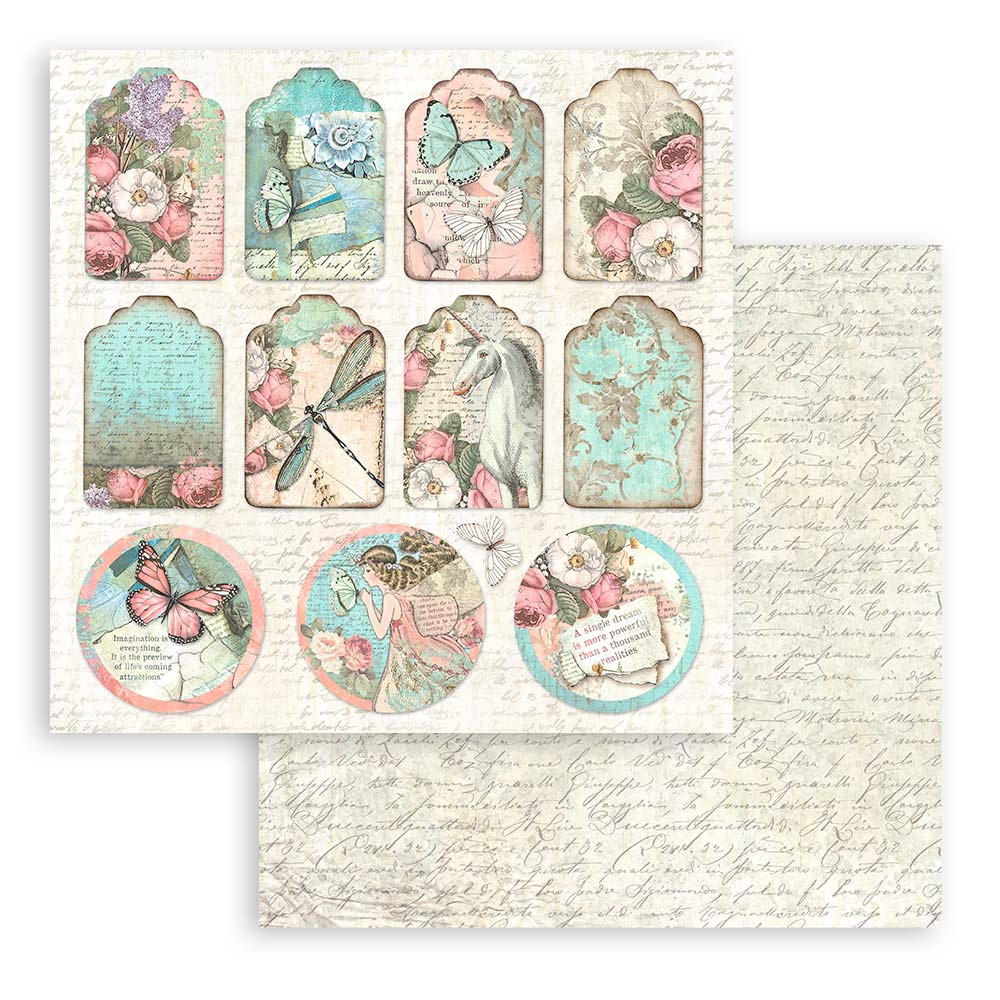 Stamperia 8" Scrapbook Paper Pad - Wonderland