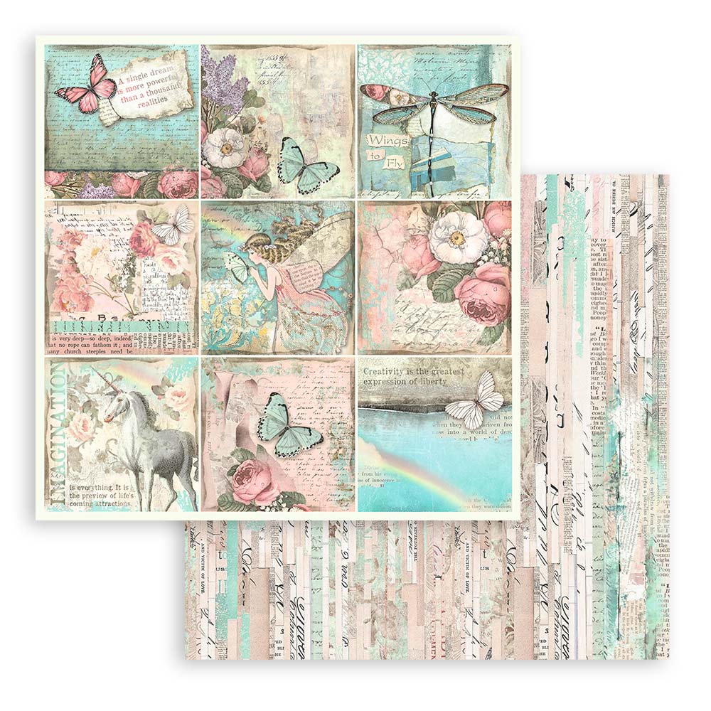 Stamperia 8" Scrapbook Paper Pad - Wonderland