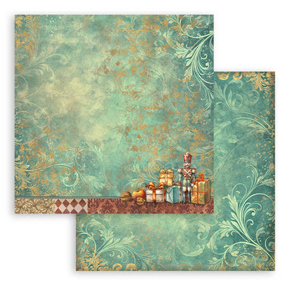 Stamperia 8" Scrapbook Paper Pad - Backgrounds Selection, The Nutcracker