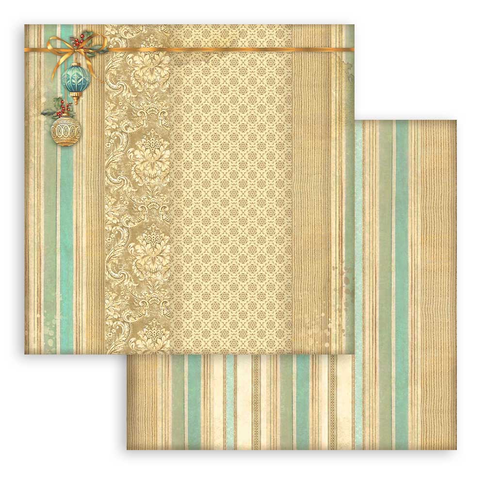 Stamperia 8" Scrapbook Paper Pad - Backgrounds Selection, The Nutcracker