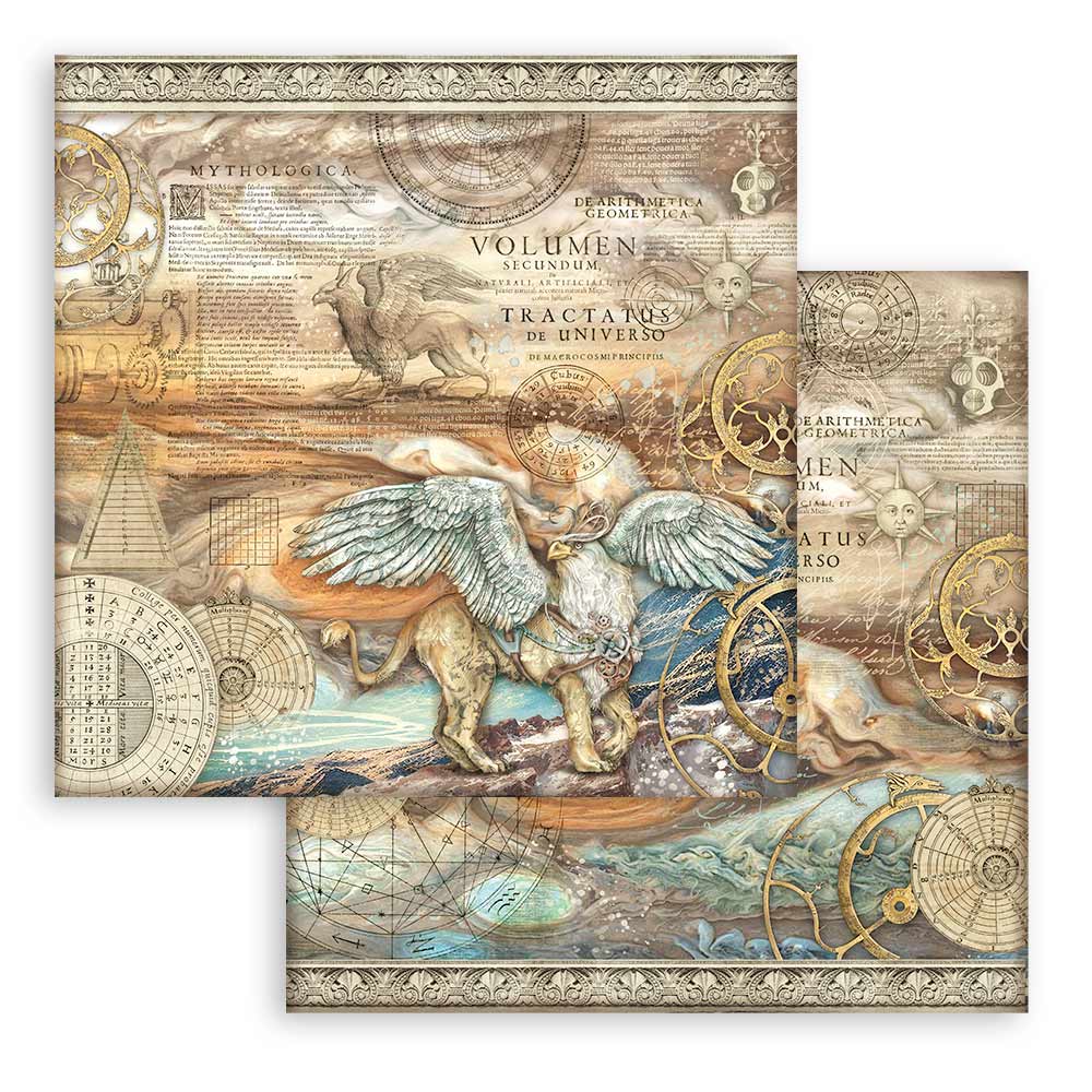 Stamperia 8" Scrapbook Paper Pad - Sir Vagabond in Fantasy World